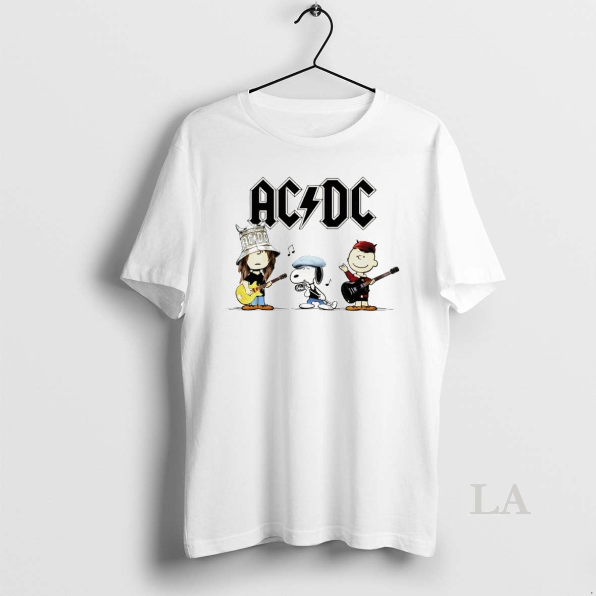 Original Snoopy Peanuts X Ac Dc Band Meme