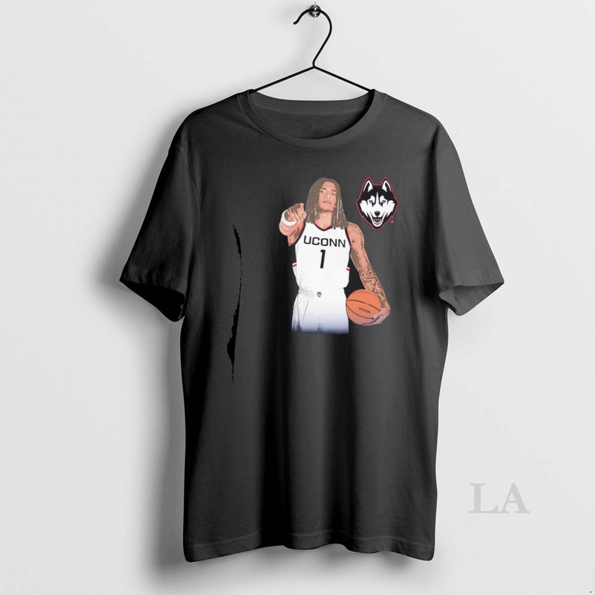 Original Solo Ball Uconn Huskies Mens Basketball Player Vintage