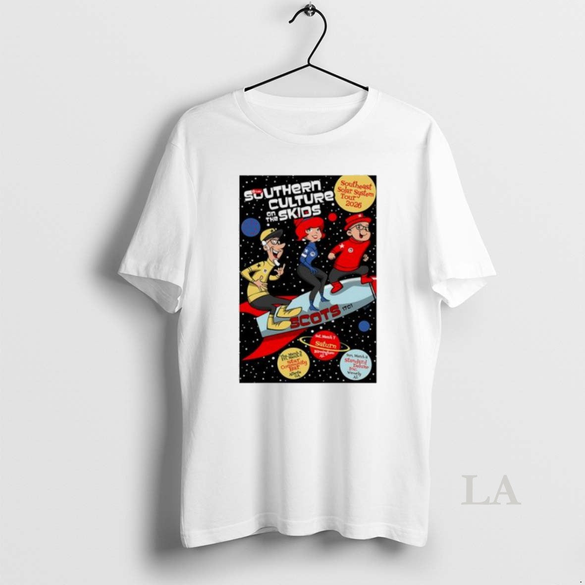 Original Southern Culture On The Skids Southeast Solar System Tour Mar 2026 Cartoon Womens