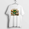 Original Spooky Island Pierce Island Green Skull Graphic Tee Tshirts Jpg