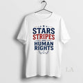 Original Stars Stripes And Human Rights Graphic