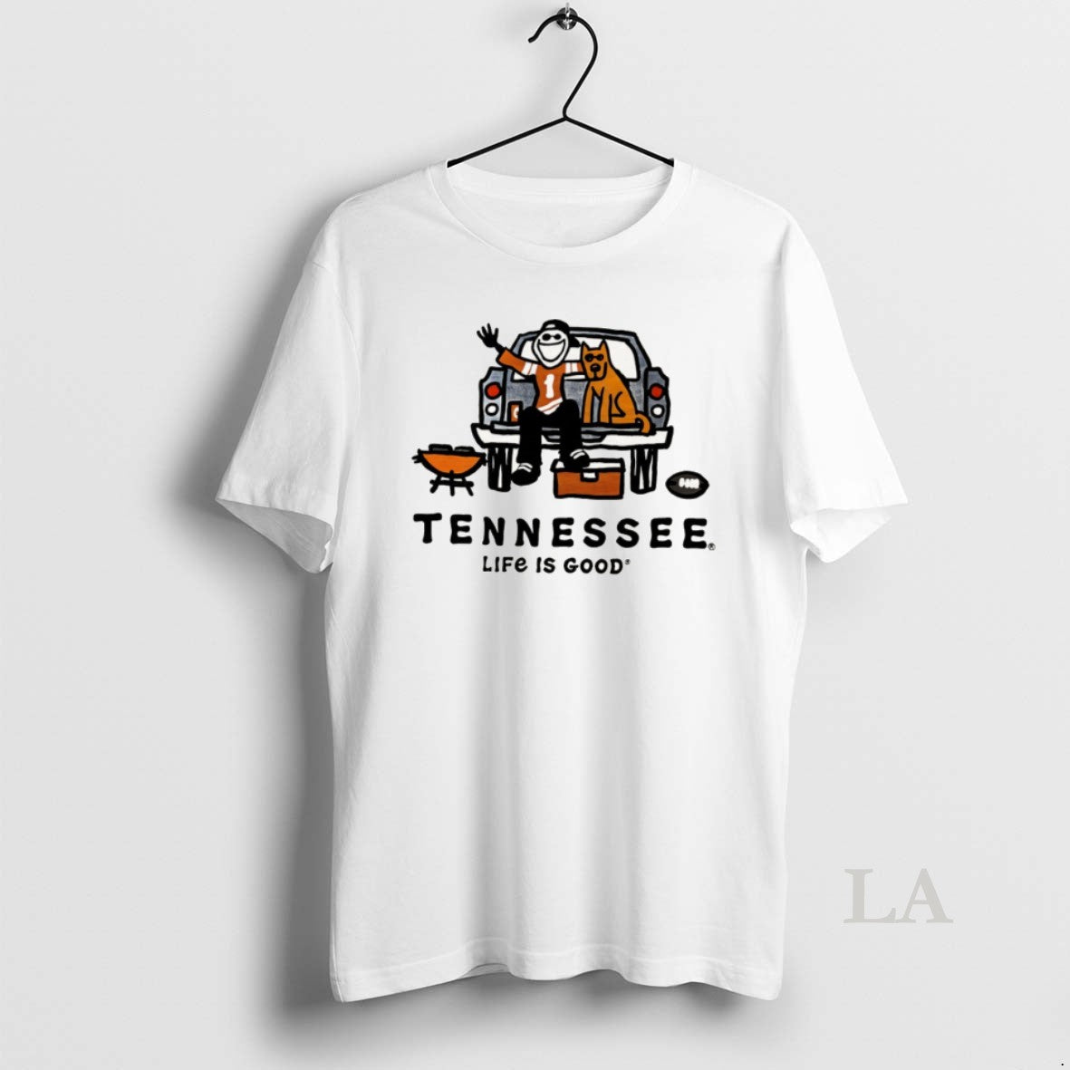 Original Tennessee Volunteers Football Life Is Good Jackie Dog
