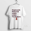 Original The Balkan Bloc Stojakovic Mirkovic Ivisic And Ivisic Illinois Basketball
