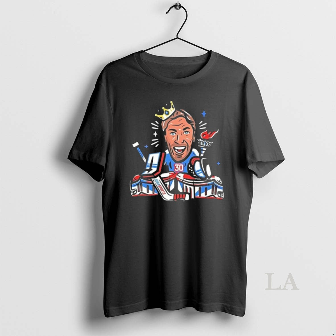 Original The King Henrik Lundqvist Usa Hockey