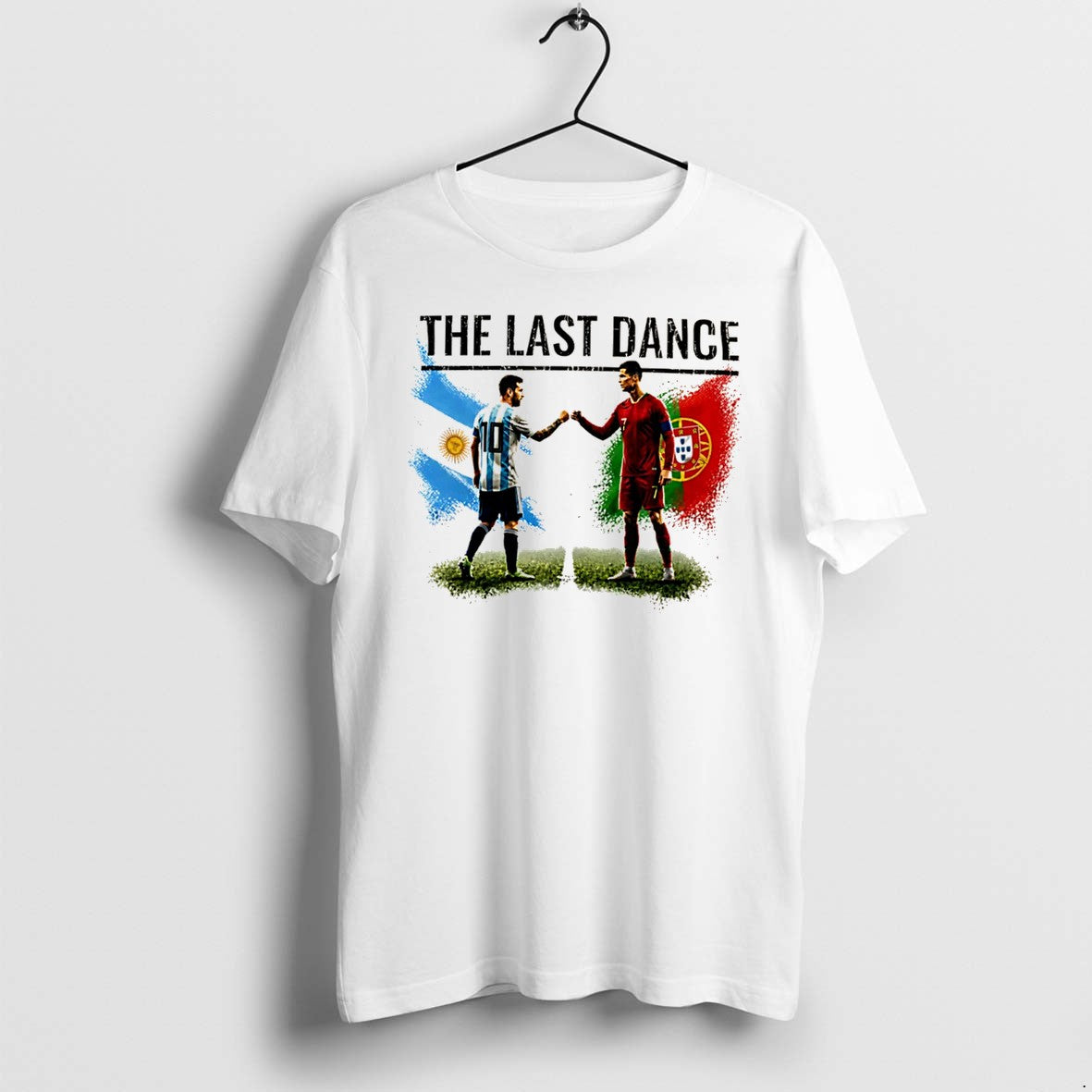 Original The Last Dance Messi And Ronaldo Graphic Tee Tshirts Jpg