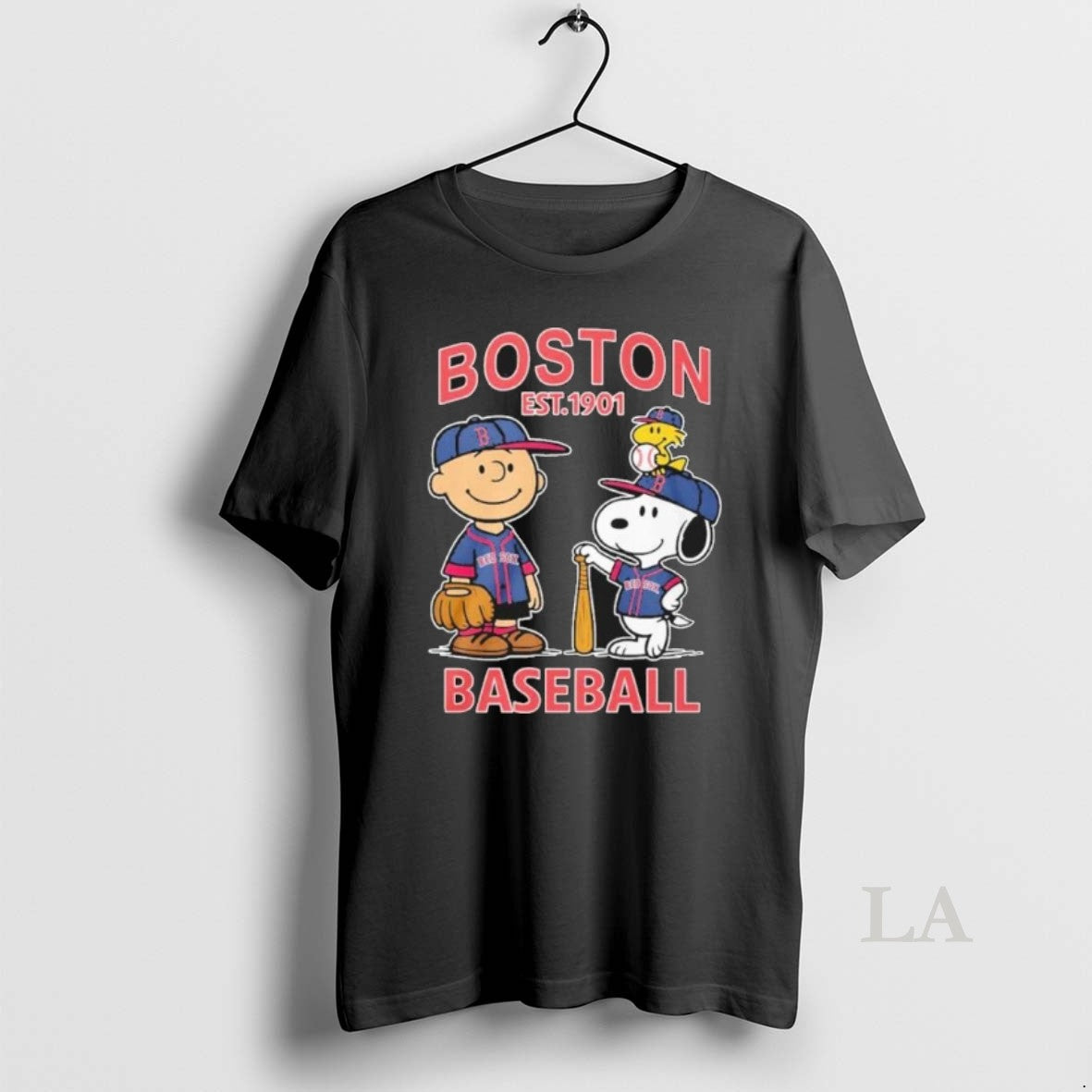 Original The Peanuts Characters X Boston Red Sox Est 1901