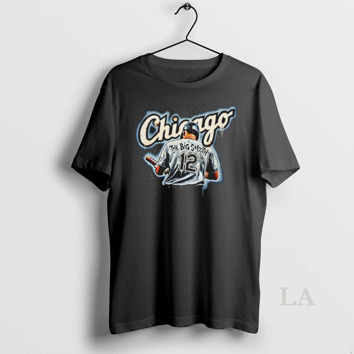 Original The Big Smooth 12 Chicago White Sox Baseball Player
