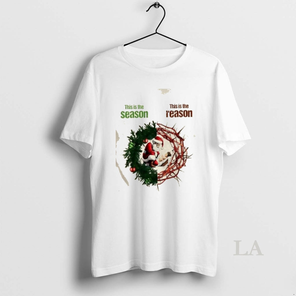 Original This Is The Season Santa Claus And Baby Christmas