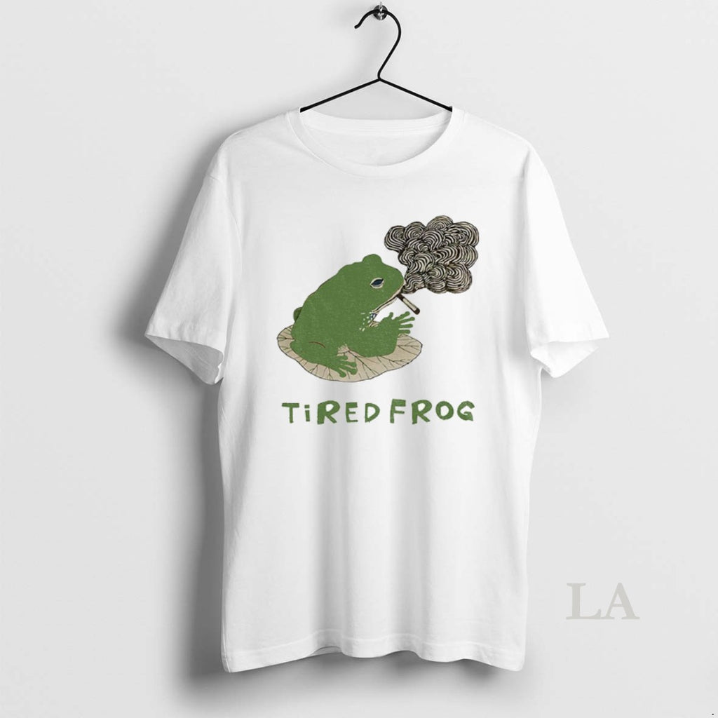 Original Tired Japanese Frog Smoking Funny Meme