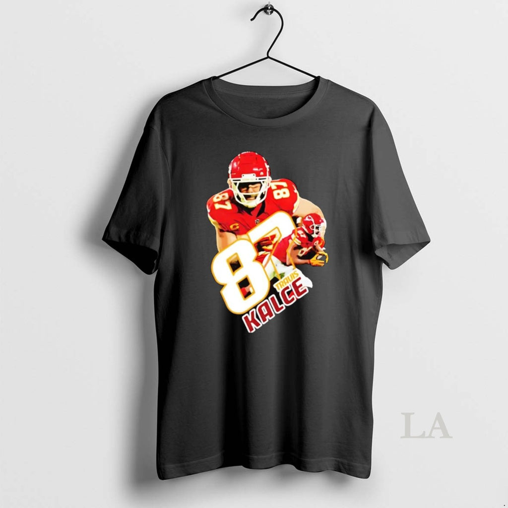 Original Travis Kelce Dribbling Picture Collage