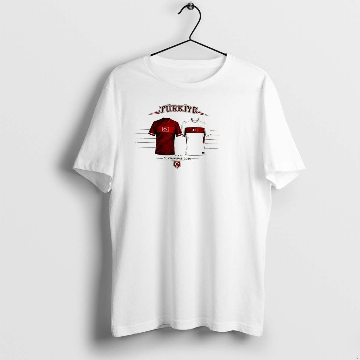 Original Turkiye Dunya Kupasi 2026 Turkey World Cup 2026 Graphic Tee Tshirts