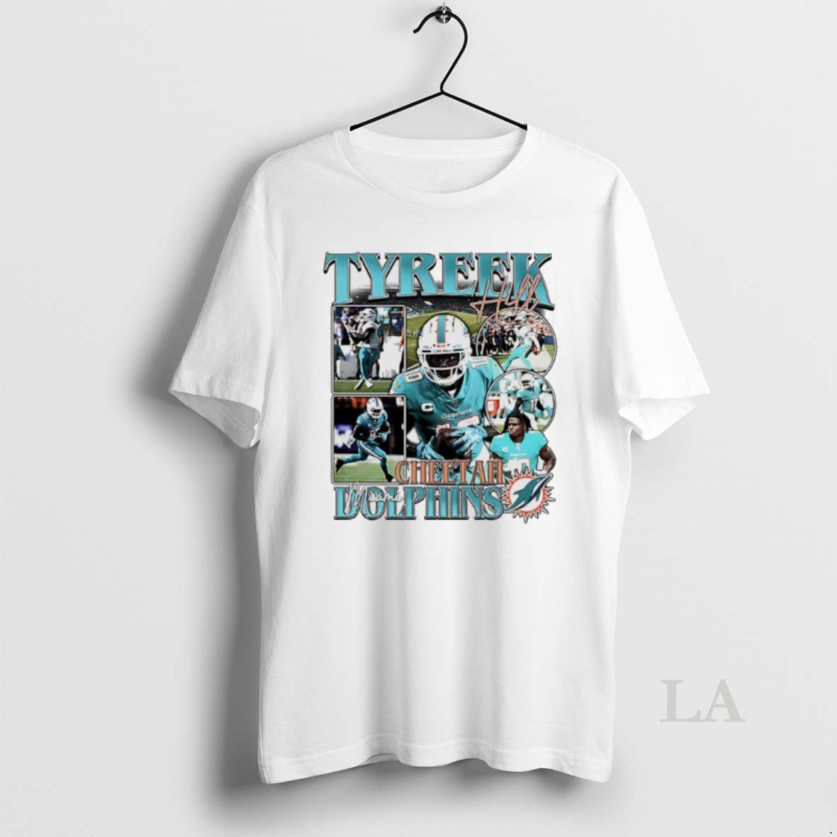 Original Tyreek Hill Cheetah Miami Dolphins 90s Bootleg Graphic