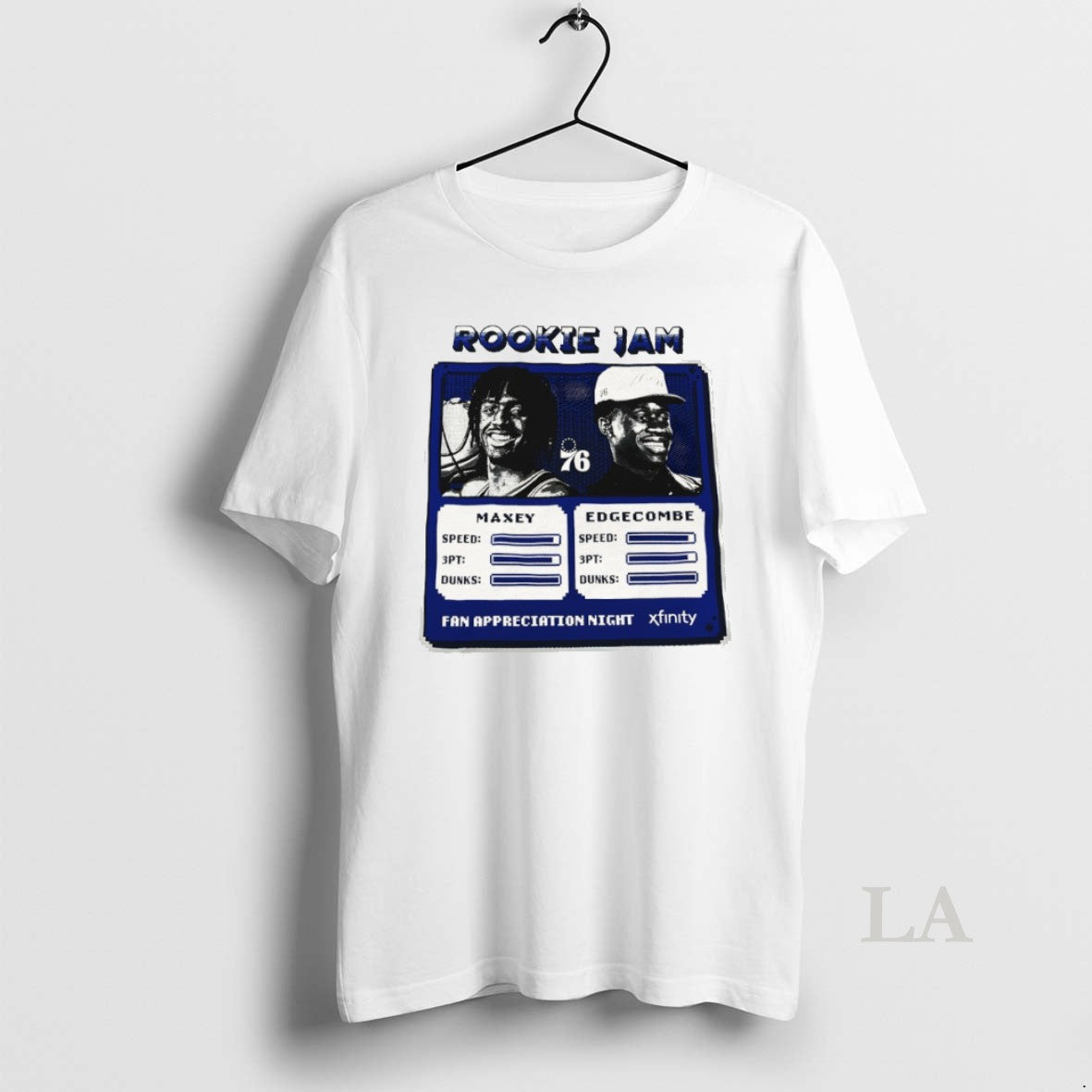 Original Tyrese Maxey And Nolan Smith Philadelphia 76ers Fan Appreciation Night