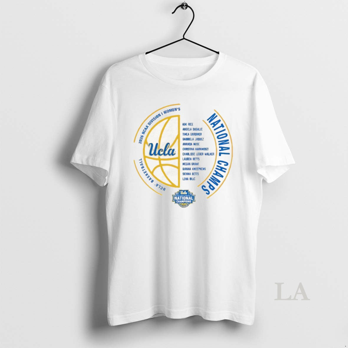 Original Ucla Bruins Womens Basketball National Champs Nil Team 2026 Ncaa Division I