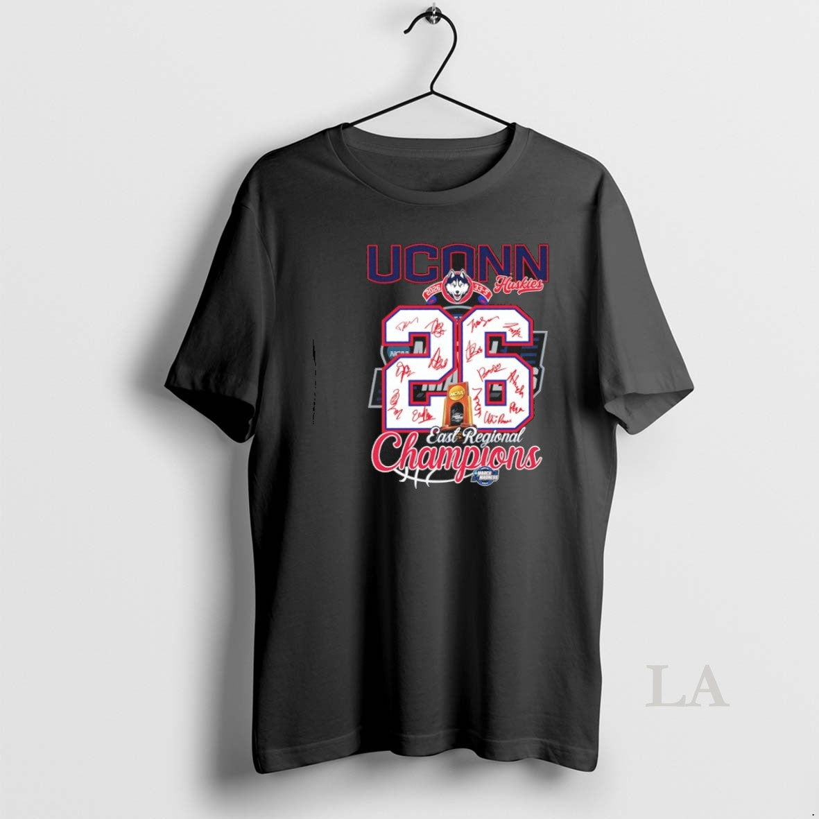 Original Uconn Huskies 2026 33 2 East Regional Champions Signatures
