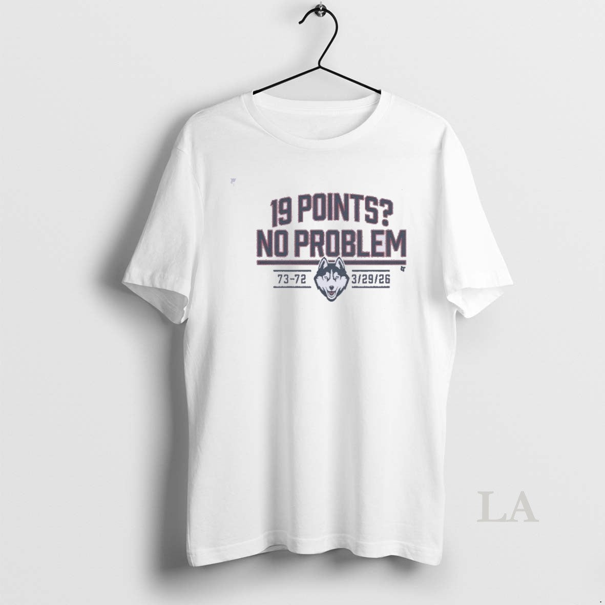 Original Uconn Huskies Basketball 19 Points No Problem Score