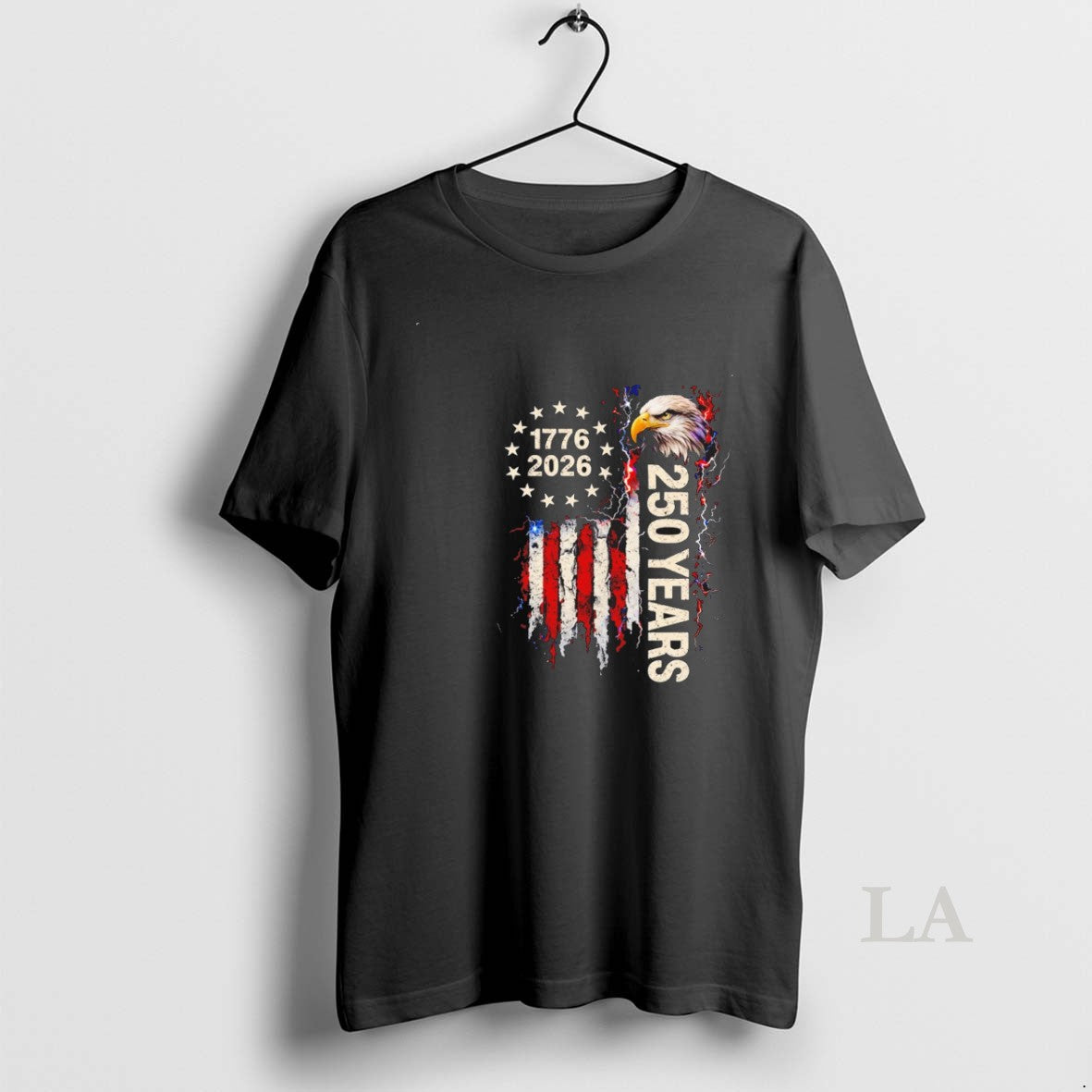Original Usa 250th Anniversary 1776 2026 Patriotic Bald Eagle American Flag