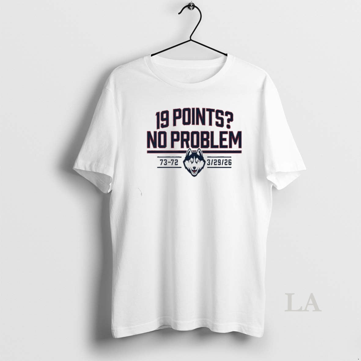 Original Uconn Basketball 19 Points No Problem