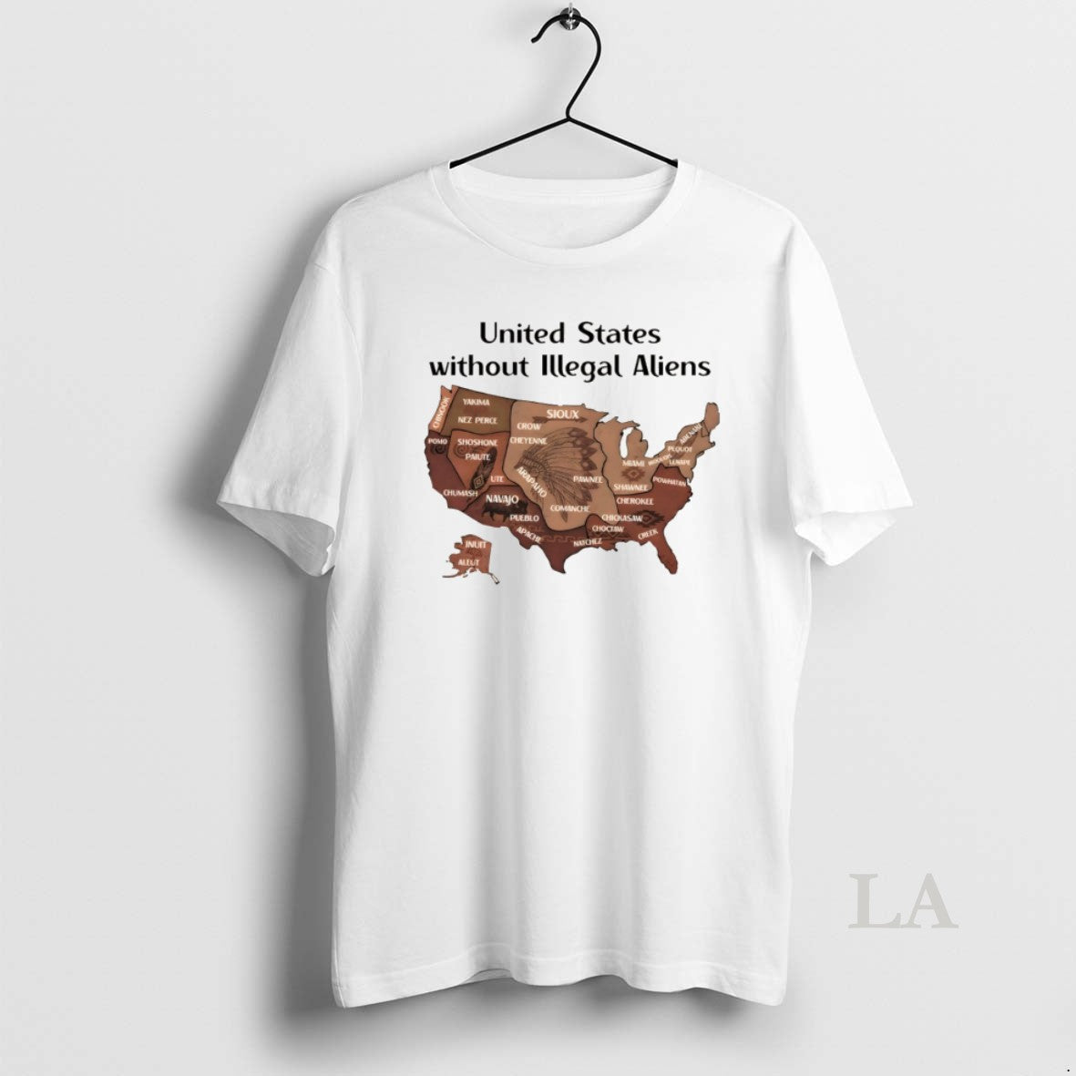 Original United States Without Illegal Aliens Abolish Ice Native Land Map