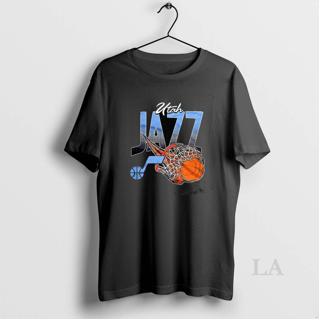 Original Utah Jazz Basketball On Fire Score