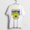 Original Valiant University Of Michigan Mens Basketball 2025 2026 Big Ten Regular Season Champions