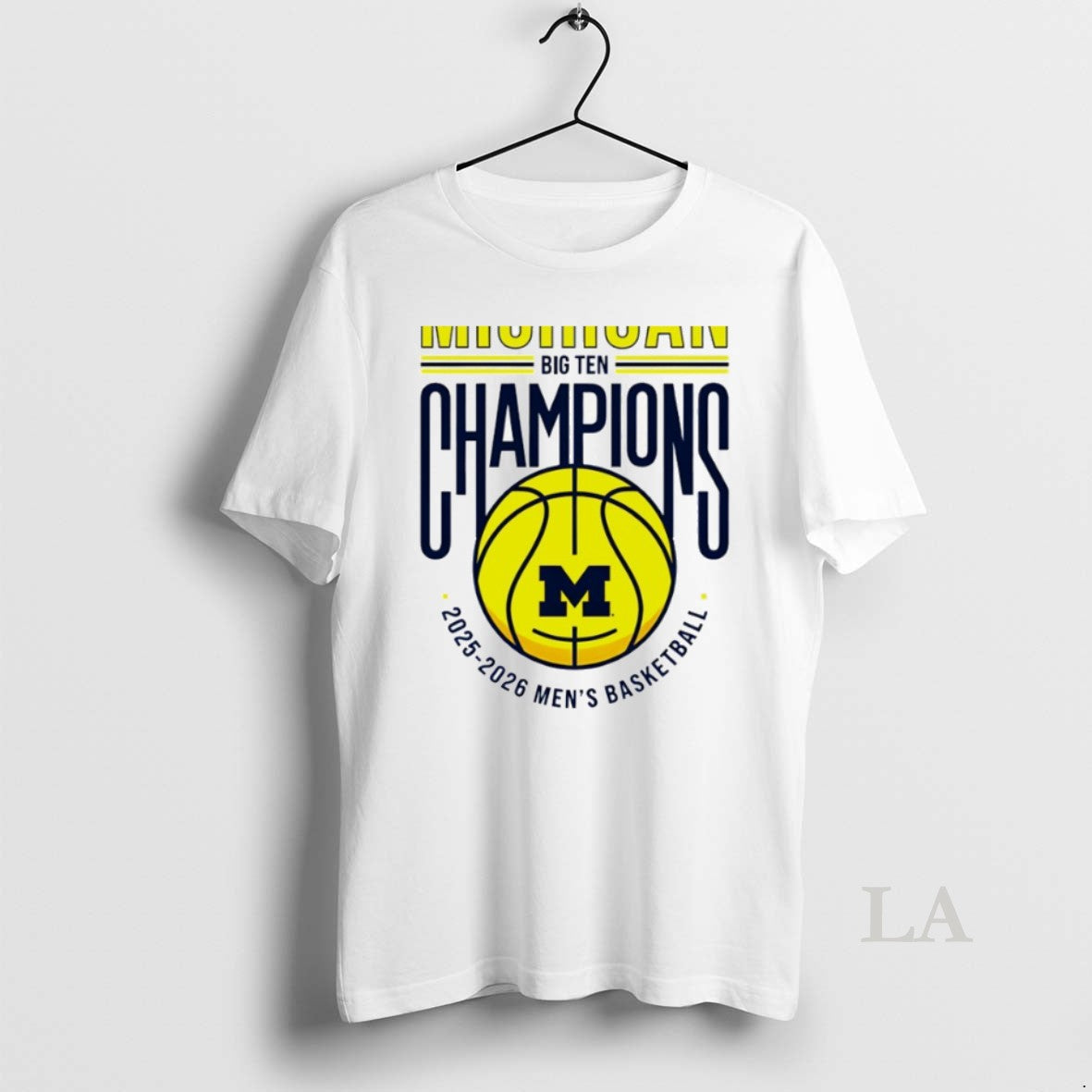 Original Valiant University Of Michigan Mens Basketball 2025 2026 Big Ten Regular Season Champions