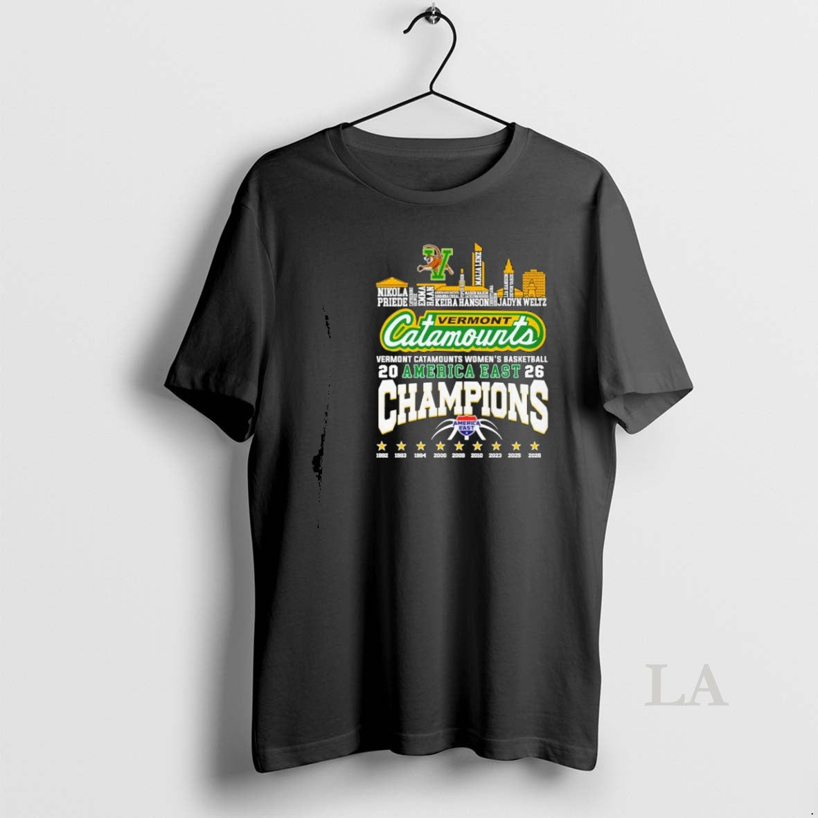 Original Vermont Catamounts 2026 America East Champions City Skyline