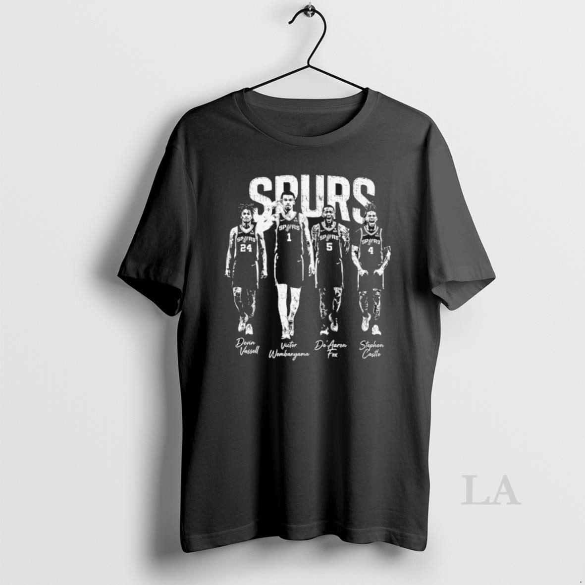 Original Victor Wembanyama Devin Vassell Stephon Castle Deaaron Fox San Antonio Spurs Basketball Players