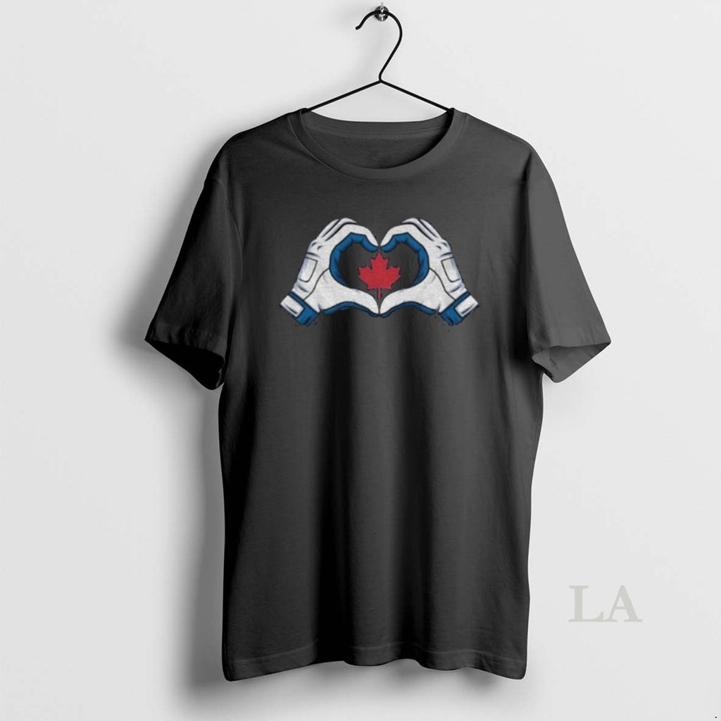 Original Vladimir Guerrero Wearing Jr Canada Heart Hands