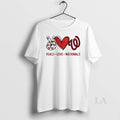 Original Washington Nationals Baseball Peace Love Nationals Logo