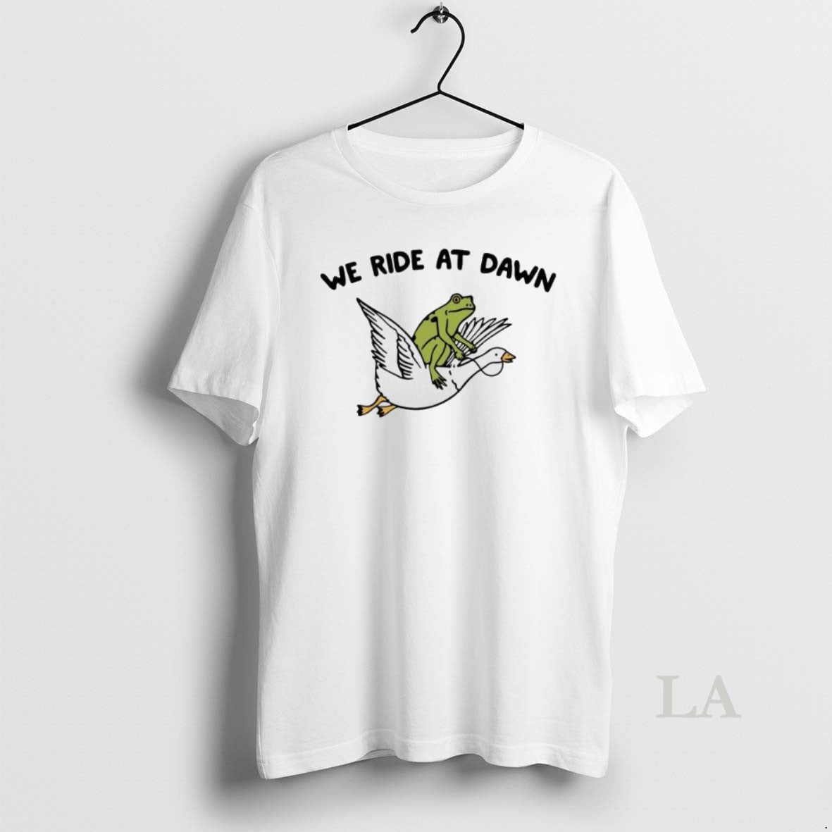 Original We Ride At Dawn Frog Goose