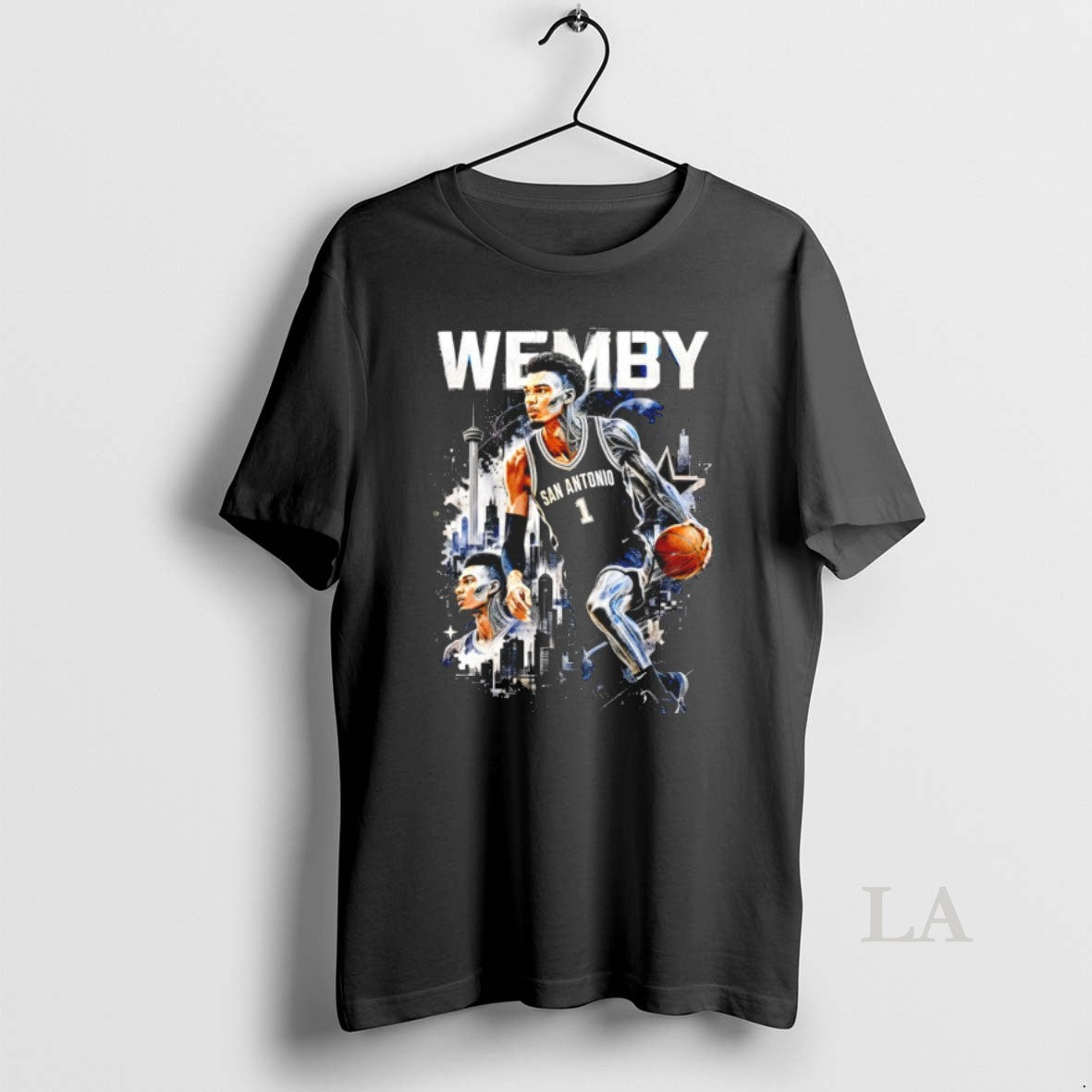 Original Wemby Half Alien Victor Wembanyama San Antonio Spurs Basketball Graphic Vintage