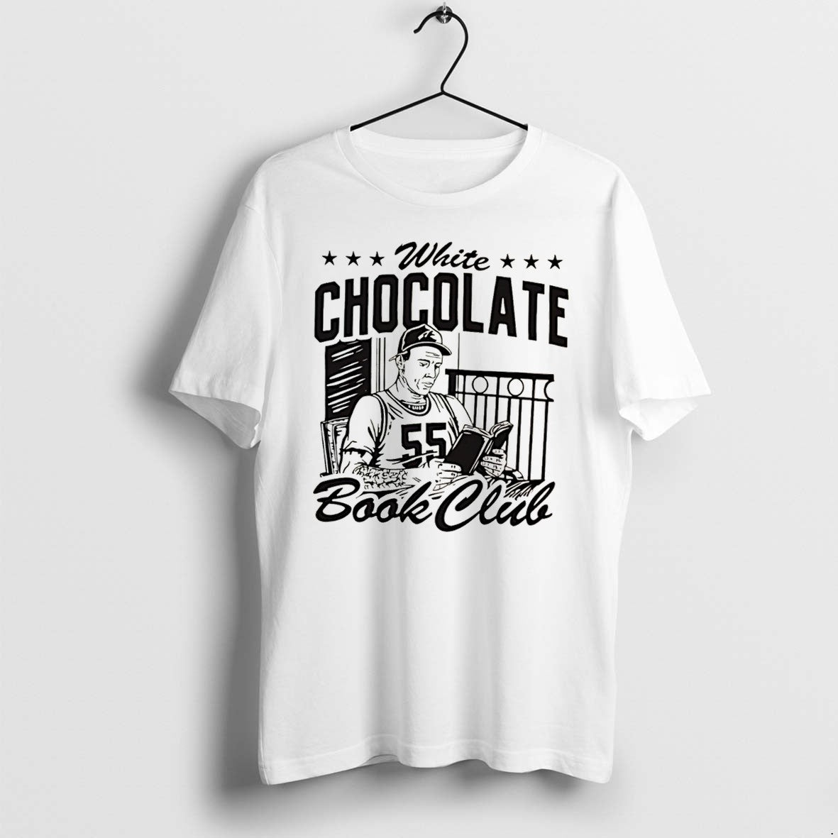 Original White Chocolate Book Club Graphic Tee Tshirts Jpg