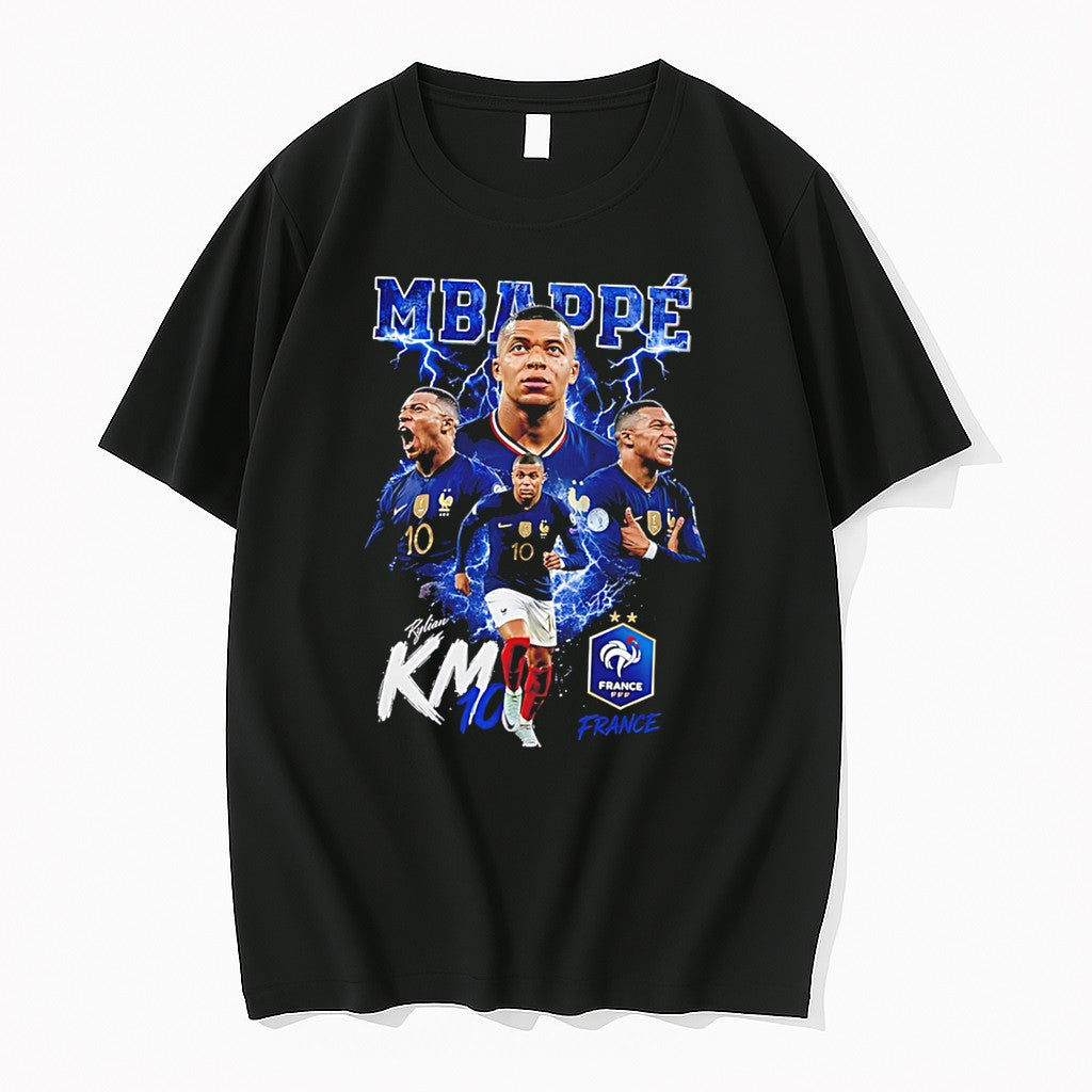 Original World Cup 2026 Kylian Mbappe France Graphic Tee Tshirts Jpg