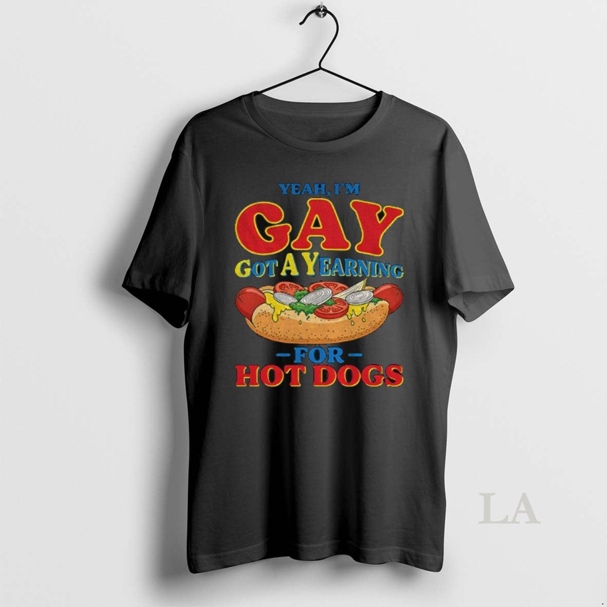 Original Yeah Im Gay Got A Yearning For Hot Dogs Funny Meme