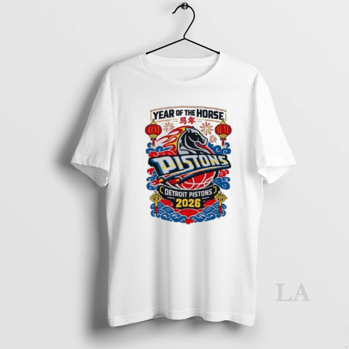 Original Year Of The Horse Nba Detroit Pistons 2026