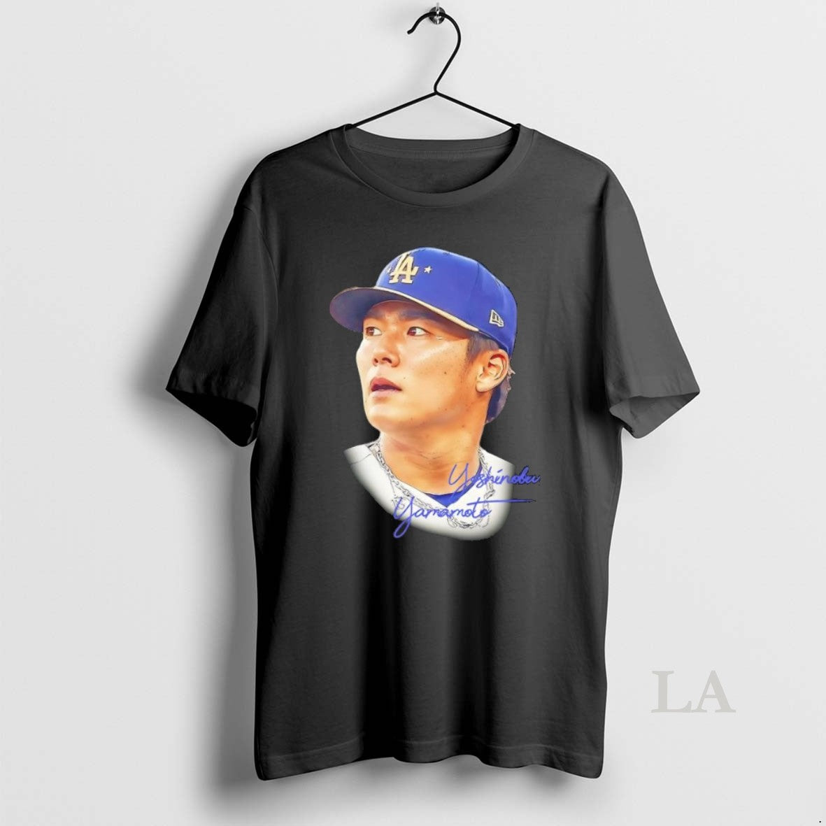 Original Yoshinobu Yamamoto Los Angeles Dodgers Mlb 2026 Big Face Signature
