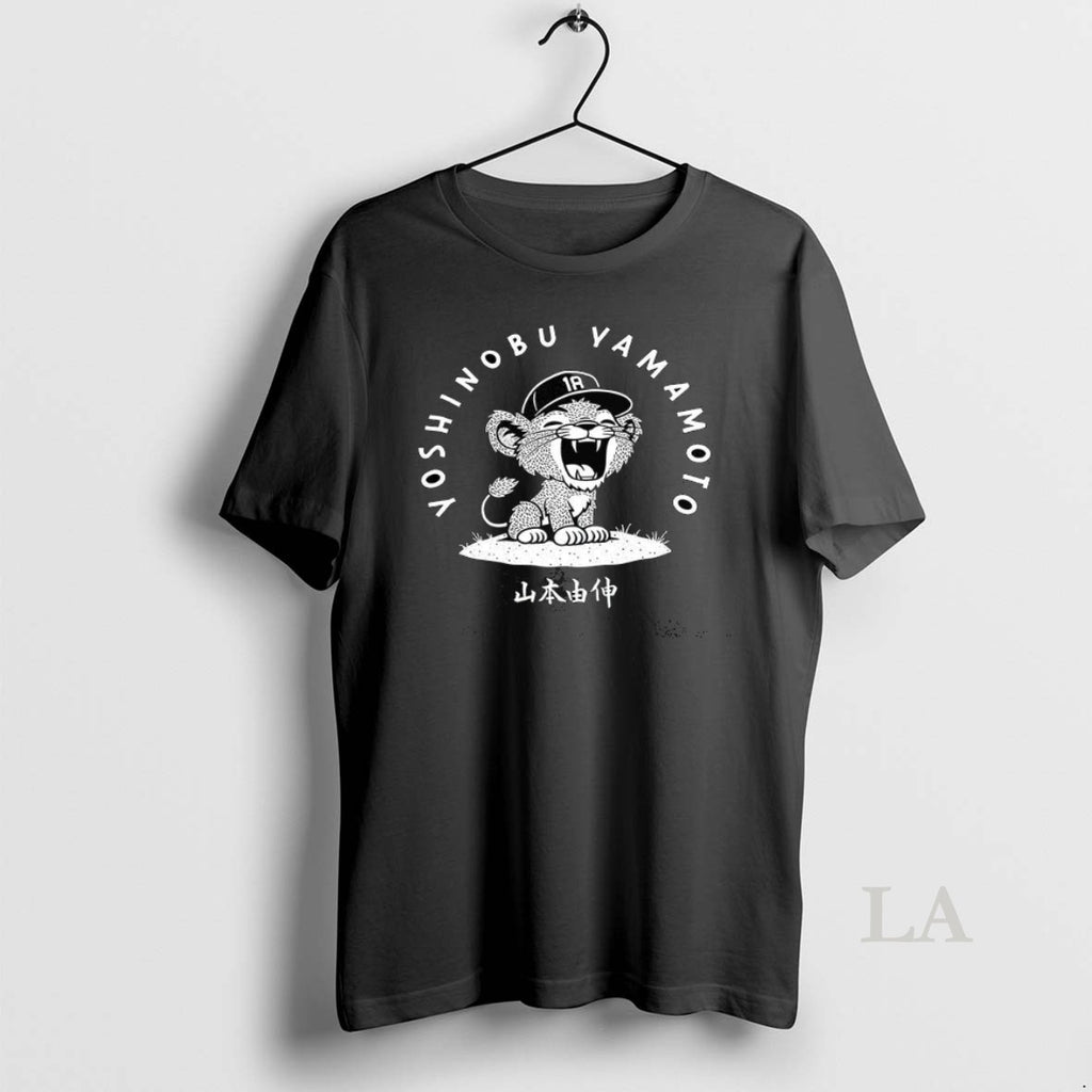 Original Yoshinobu Yamamoto Los Angeles Dodgers Baseball Baby Lion