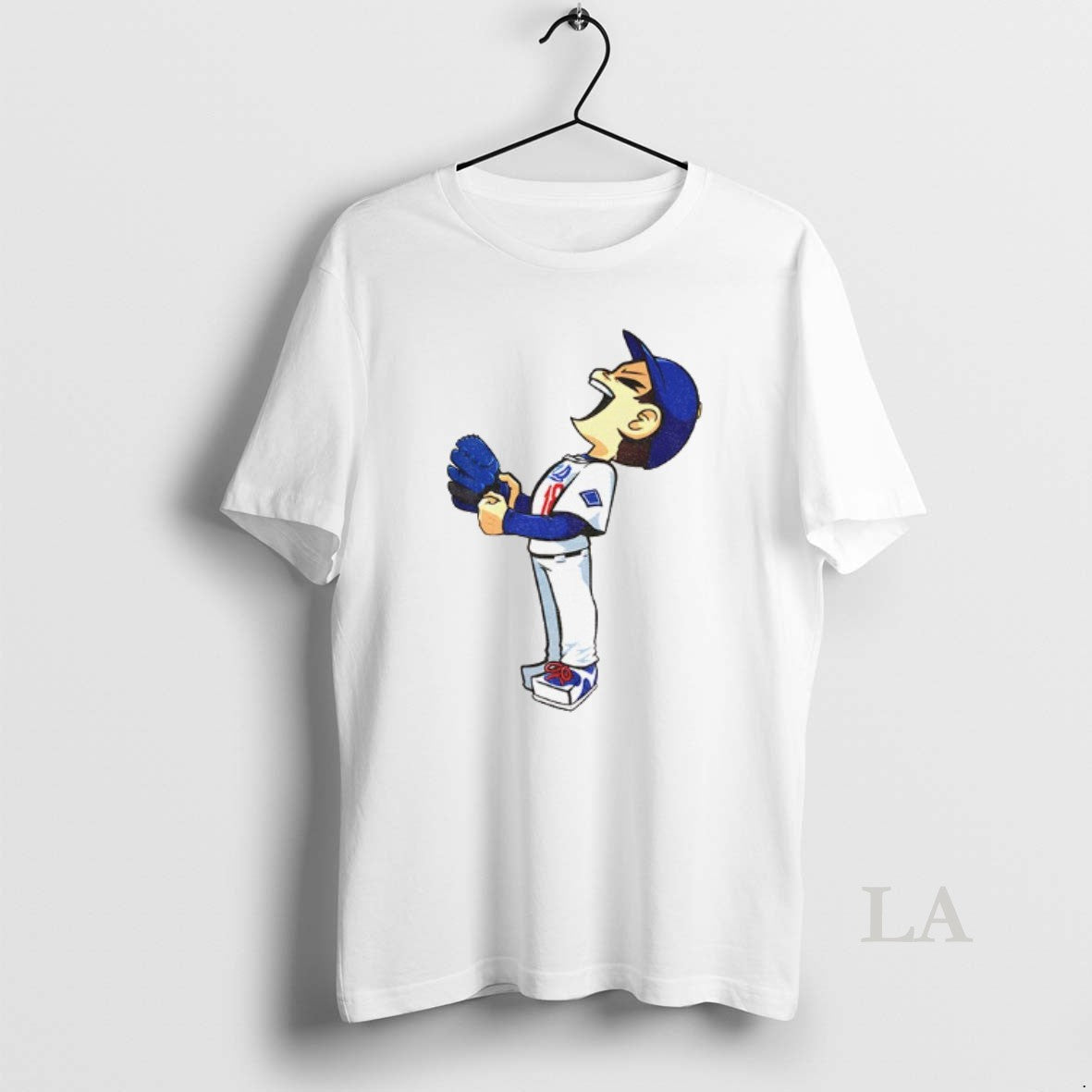 Original Yoshinobu Yamamoto Chibi Celebration Los Angeles Dodgers Baseball Since 1998