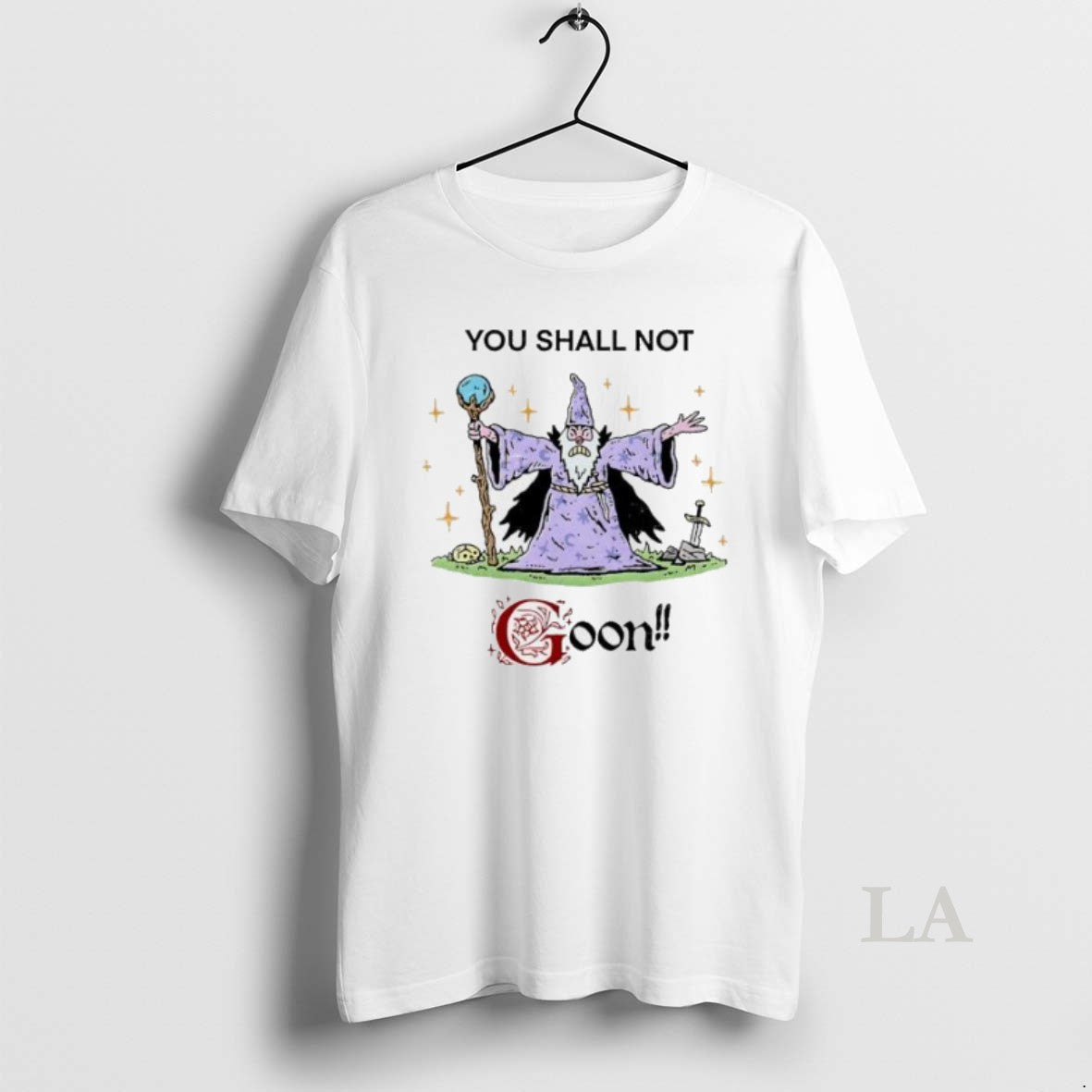 Original You Shall Not Goon Gandalf Parody Womens