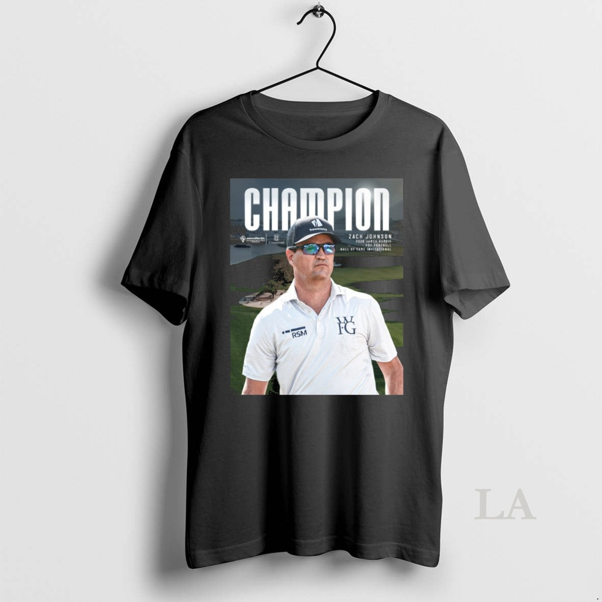 Original Zach Johnson James Hardie Pro Football Hall Of Fame Invitational Champions Pga Tour