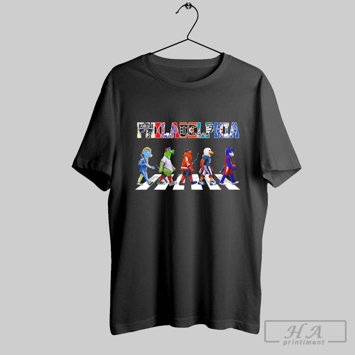 Philadelphia 5 Mascot Sports Team Abbey Road