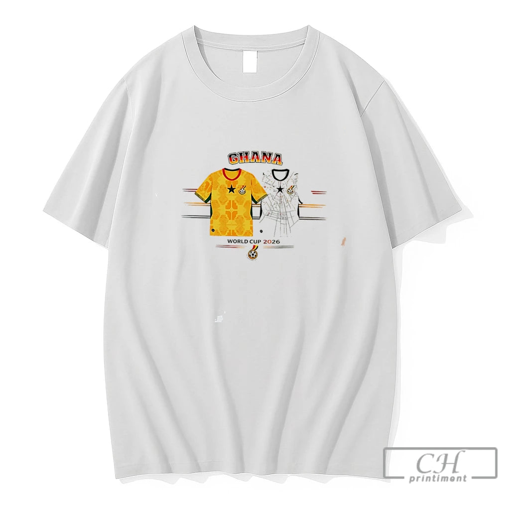 Premium Ghana World Cup 2026 Graphic Tee