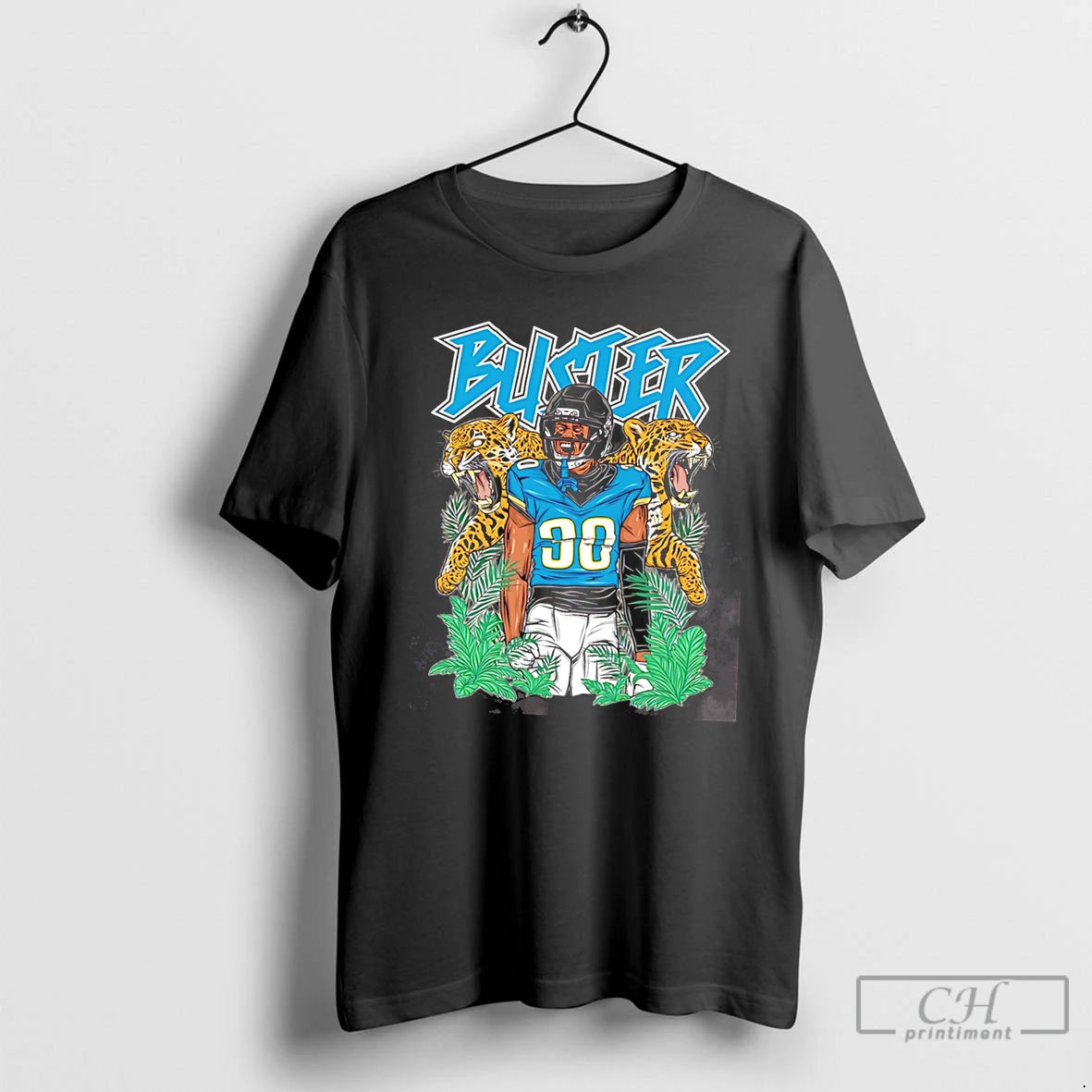 Premium Jacksonville Jaguars Montaric Brown Buster Graphic Tee