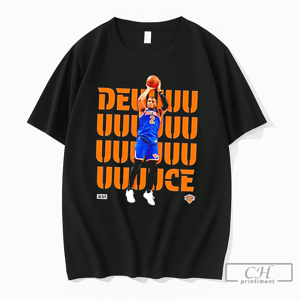 Premium New York Knicks Deuce Mcbride Slam Graphic Tee