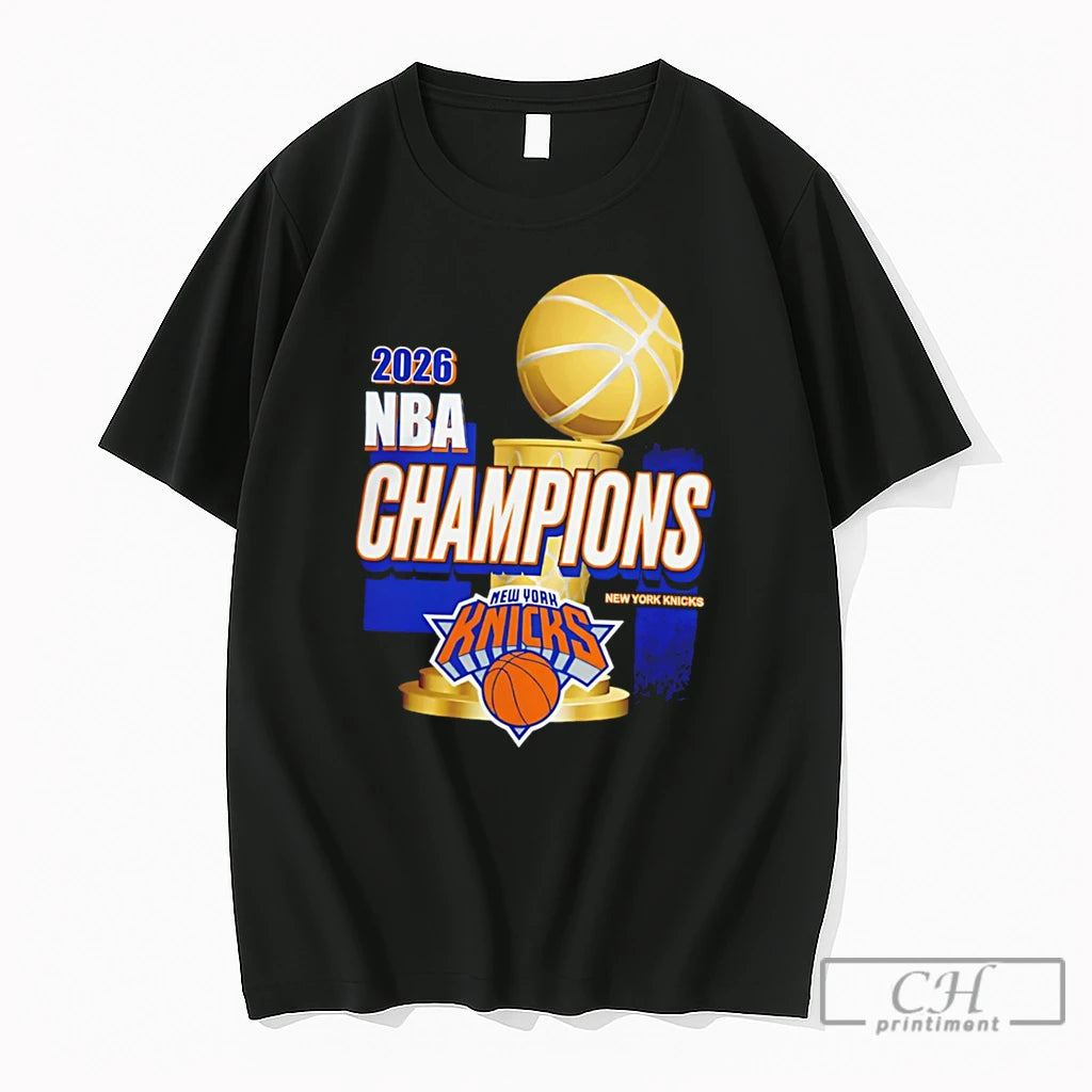 Premium New York Knicks Nba Finals Champions 2026 Classic Trophy Tee