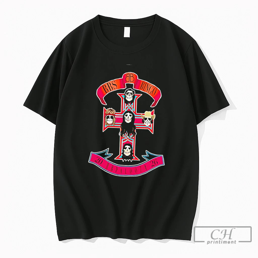 Premium Philadelphia Phillies Guns N Roses Bbs Bingo 2026 Bbpalooza Graphic Tee T Shirts Sweater