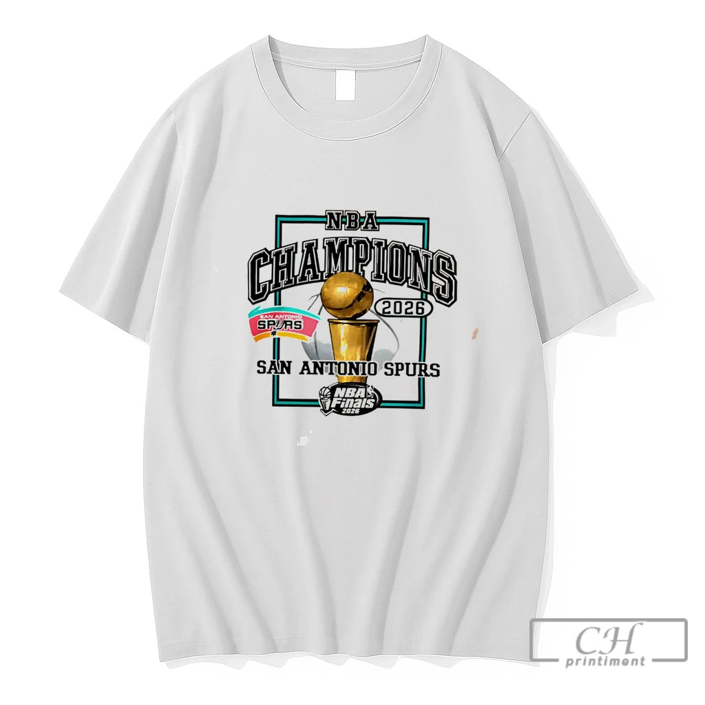 Premium San Antonio Spurs 2026 Nba Cup Champions Basketball Graphic Tee
