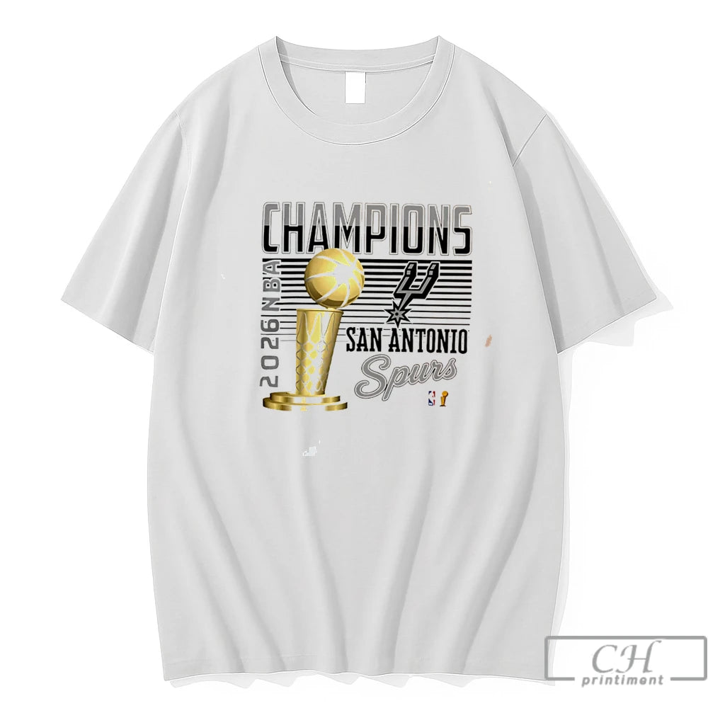 Premium San Antonio Spurs Nba Champions 2026 Trophy Classic Tee