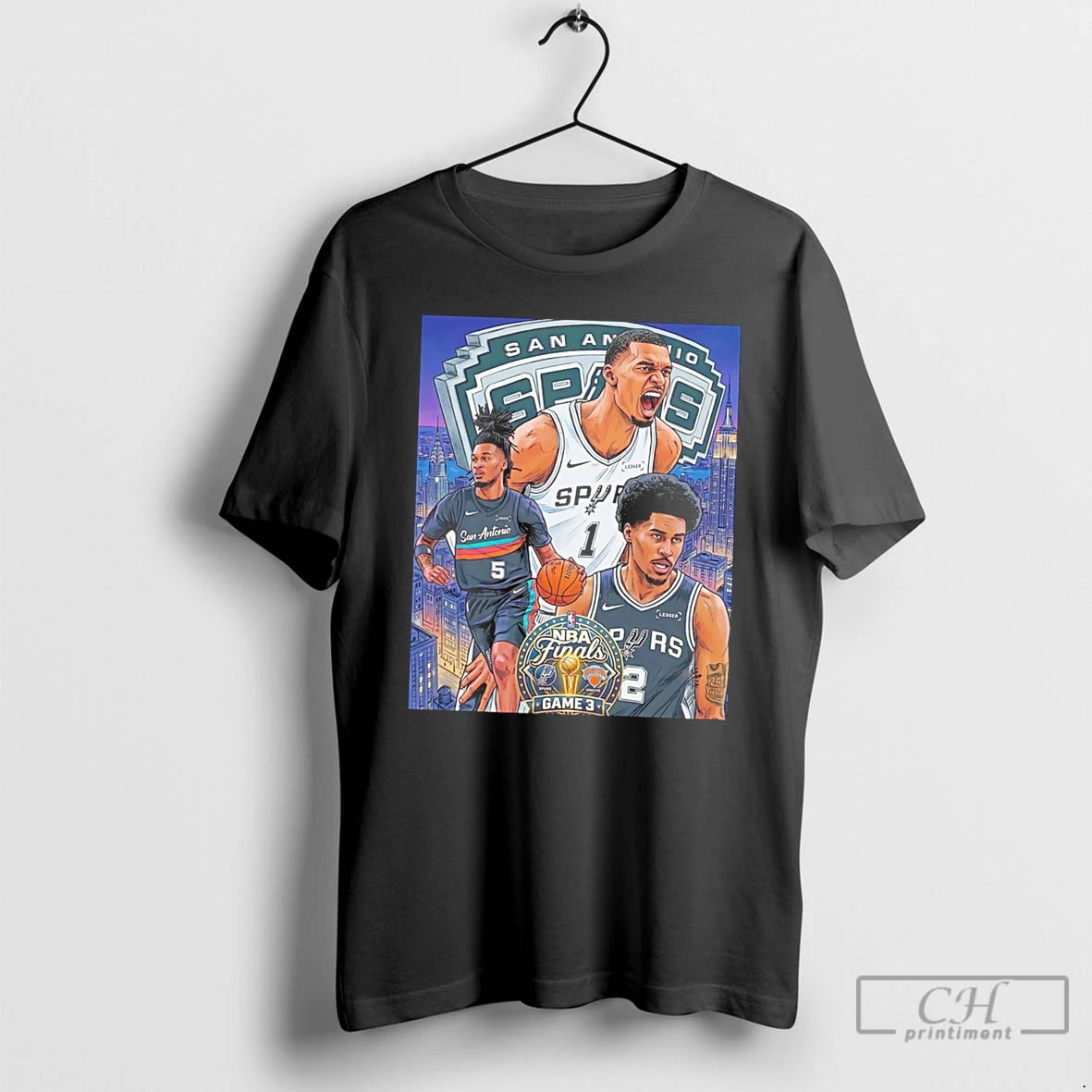 Premium San Antonio Spurs Nba Finals Game 3 Graphic Tee